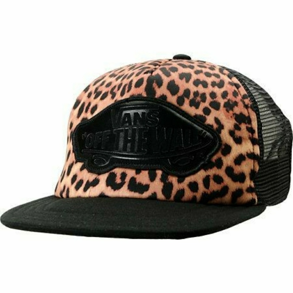 Vans Beach Girl leopard trucker hat